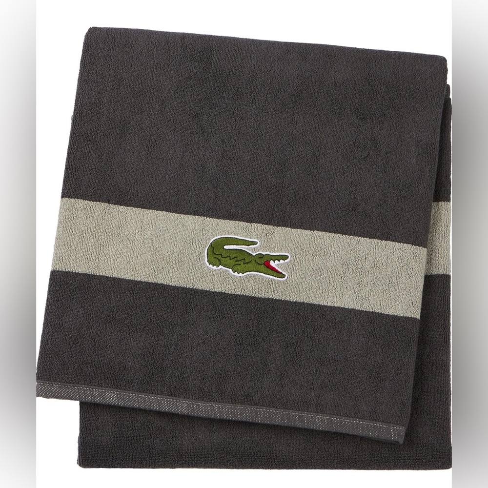 Lacoste Cliff Bath Towel 100% Cotton